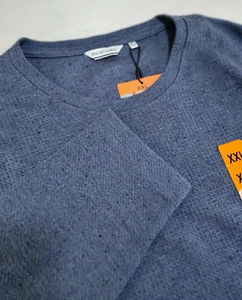 English Laundry Mens 2XL Comfort Stretch Long Sleeve Crewneck Shirt XXL Blue New - Picture 1 of 5