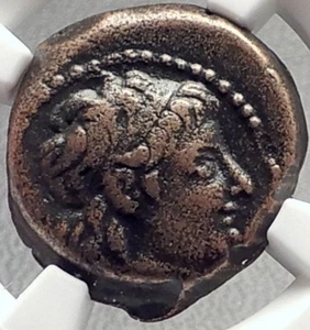 ALEXANDER II Zabinas Ancient 128BC Seleukid Greek Coin w DIONYSUS - NGC i69145 - Picture 1 of 5