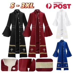 Robe Church Costume Officiant Graduation Gown Pastor Paracons Clergy Dress WOMEN - Picture 1 of 21
