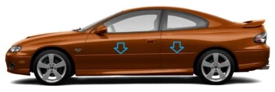 Moldura de correa lateral de puerta cromada moldura carrocería moldura para Pontiac GTO 2004-2006 Foto 1 de 2