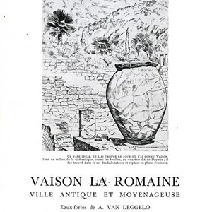 Vaison die römische antike und mittelalterliche Stadt - Presseartikel 1956 - Bild 1 von 4