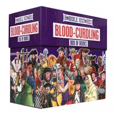 Horrible Histories Blood-curdling Box of Books 20 Books Boxset NEW Paperback - image 1 of 4