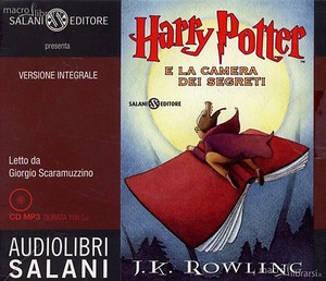 Audiolibro HARRY  POTTER la camera dei segreti  J.K.  Rowling Usato 1° edizione