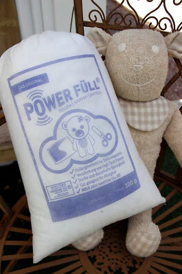 Bastelwatte 300 Gramm Beutel - Füllwatte Babytauglich, waschbar für Allergiker