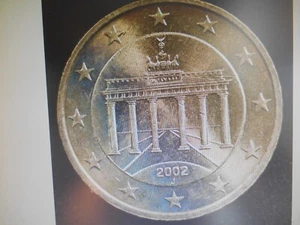 Germany 50 Euro Cent 2002J and 20 Euro Cent 2003 A and 10Euro Cent 2002 J - Picture 1 of 4