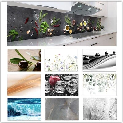 Küchenrückwand Spritzschutz robuste ABS-Kunststoff Platte Fliesenspiegel Deluxe - Bild 1 von 4