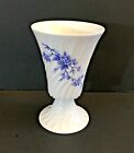1960's Haviland LIMOGES Chalice Vase Fine Porcelain Footed 5.25" Vintage France