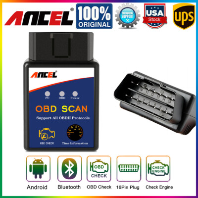 Ancel ELM327 V1.5 Bluetooth OBD2 Scanner Car ...