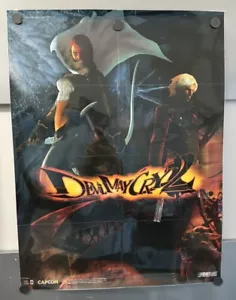 Vintage DEVIL MAY CRY 2 2003 Video Game Promo Poster Original Capcom 21.5”x28” - Picture 1 of 8
