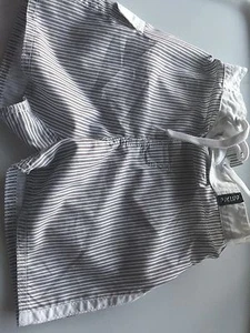 Boys Kids Children Striped Brown Pacific Cliff Beach Shorts short pants size 1 - Picture 1 of 6