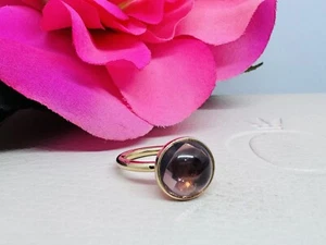 Pandora 14ct Yellow Gold Blush Poetic Droplet Ring Size 48 150185NBP 585 14k - Picture 1 of 6