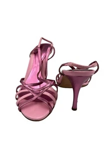 Sergio Rossi rosa Slingback-Sandalen mit Absatz, Größe 37 - Bild 1 von 13