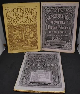 Scribner’s Monthly, Illustrated Magazine for the People - 1878, 1880, 1882 - Picture 1 of 12