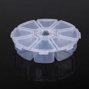 20pcs 8 grid boxes beaded jewelry box plastic storage box box Crazy Hot - Picture 1 of 3