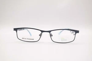 Montature Scandinave T903 Titanio Blu Ovale Occhiali Montatura Nuovi - Foto 1 di 6