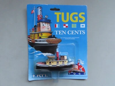 Série de TV vintage Ertl 1989 TUGS modelo fundido dez centavos (selado) retrô marionete - Imagem 1 de 4