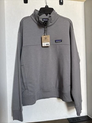 Patagonia Ahnya 1/4 Zip Pullover Womens Medium Noble Gray Sweatshirt NEW Tags - Image 1 of 4