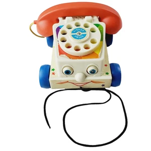 Vintage Cute 🔥Fisher Price Chatter Telephone ROTARY PHONE w/ pull string ⚡🚚 - Picture 1 of 7