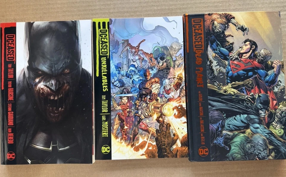 DC Comics DCeased ЛОТ из 3 (DCeased TPB, Unkillables TPB, Dead Planet HC) почти как новые - Изображение 1 из 4