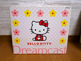 Sega Dreamcast Console Hello Kitty Skeleton Pink HKT-3000 Console *GREAT BOX*