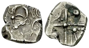 Ancient Celtic coin - Gaul - Cadurci AR Drachm, 2nd-1st century BC - Picture 1 of 1