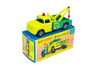 Camión de demolición Dodge Matchbox Lesney Superfast MB13 BP con caja G Foto 1 de 4