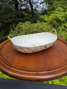 KORANSHA porcelain Plate With Gold Handles Iris Japan - Picture 1 of 10