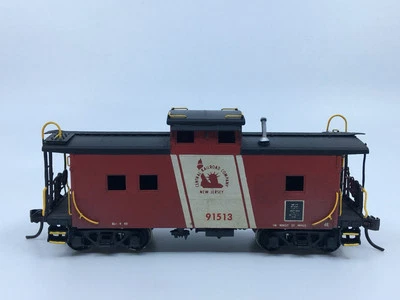 HO Overland Models OMI 1255 Brass New Jersey Central NE Caboose CNJ 91513 No Box - Image 1 of 4