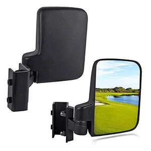  No-Drilling Required Golf Cart Side Mirror Universal Compatible with 0.75"  - Picture 1 of 7