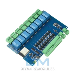 4/8-Channel ESP32 RS485 Modbus WIFI Bluetooth Relay Optocoupler Isolation Module - Picture 1 of 28