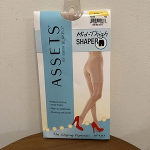 NEU Spanx Assets by Sara Blakely Mid-Thigh Shaper Größe 2 - Nude Small - Bild 1 von 3