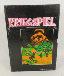 Avalon Hill Kriegspiel Bookcase Military Chess Game USED - Picture 1 of 4