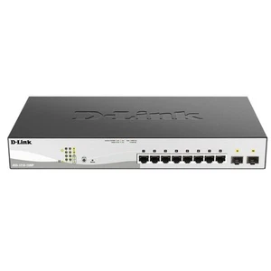 D-Link 10-Port Gigabit Smart Managed PoE+ Switch | 8 PoE+ Ports (130W) + 2 SF... - Picture 1 of 9