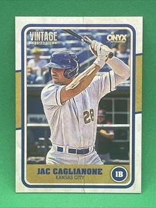 JAC CAGLIANONE 2025 Onyx Vintage TARJETA BASE Royals - Imagen 1 de 2