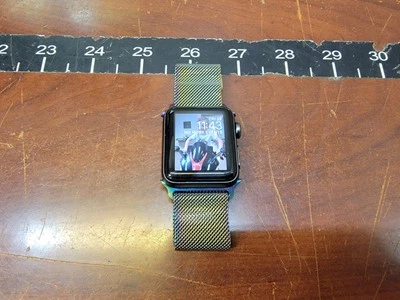 Apple Watch Series 3 38mm Space Gray Aluminum Case FOR PARTS - Image 1 of 4