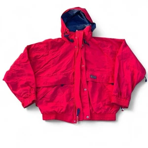 Vintage CB sports hooded outdoors Windbreaker jacket ski  Size XL - Picture 1 of 5