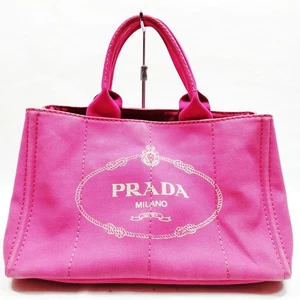 Prada Tote Bag Pink Canvas 2328658 - Picture 1 of 11