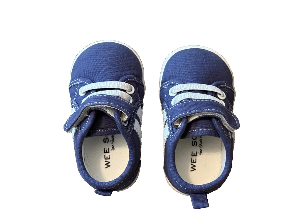 Zapato Tenis Infantil Wee Squeak Andy Azul Marino Talla 4 Foto 1 de 4