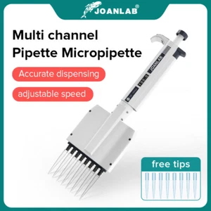 Multichannel Pipette Digital Adjustable Micropipettes 8 Channels 0.5-300ul - Picture 1 of 13