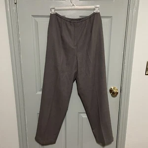 Pendleton Womens Virgin Wool Leg Pants 12 Gray Pleated High Rise Vintage 27x29 - Picture 1 of 14