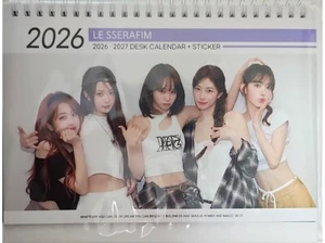 Calendario fotográfico LE SSERAFIM 2026 y 2027 K-POP 2025.06 - Imagen 1 de 3