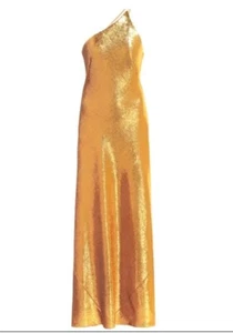 Galvan London Gilded Roxy One Shoulder Stunning Gown Size 2 - Picture 1 of 9