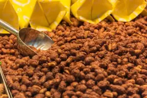 Hopser Funfood Mandorle Bruciate - 10 kg Qualità Mercatino di Natale - Foto 1 di 2