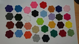 Iron-on Guipure Lace Flower Motif - Applique,Wedding, Patch (34 - Colours) - P-4 - Picture 1 of 38