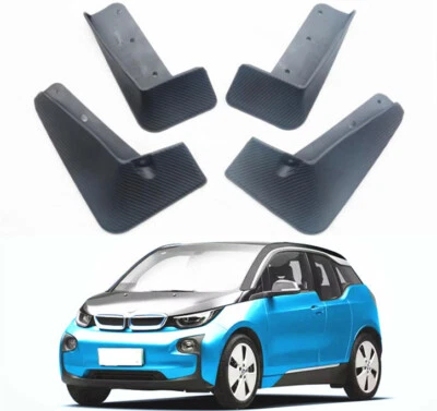 Ajuste PARA 2013-2020 BMW i3 negro aletas de barro guardabarros guardabarros guardabarros 4 piezas/juego Foto 1 de 4