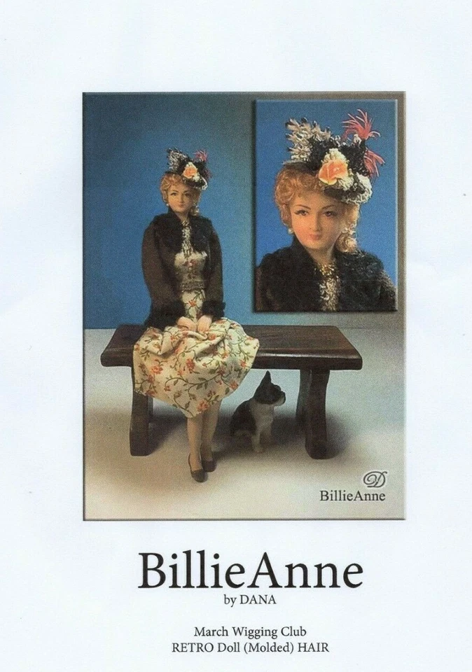 1:12 Visual Mini Doll Dressing Made Easy~BILLIE ANNE Wigging ONLY By DANA!  - Image 1 of 1
