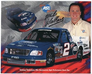 Mike Wallace Signed 8x10 Photo NASCAR Racing Race Car Driver - Picture 1 of 2