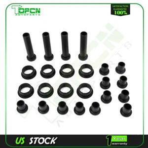 24PCS Black Rear Control Arm Bushing Kit for Polaris Sportsman 500 HO EFI 06-11 - Picture 1 of 8