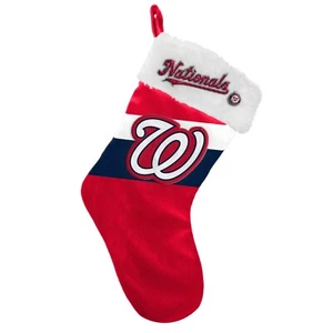 "Medias de Navidad de los Nacionales de Washington 17" Equipo Colores Logotipo ¡Nuevo! - ST19 - Imagen 1 de 1