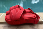 Yohji Yamamoto Y3 × Adidas czerwone paski miękkie sandały na platformie rozmiar 8m